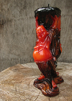 Svíčka Chvála bláznivosti - čelní pohled