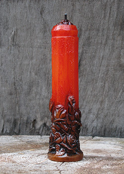 Svíčka Růžičky 2 - čelní pohled